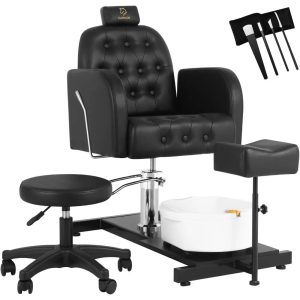 pedicure chair and manicure table set