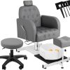 pedicure chair and manicure table set