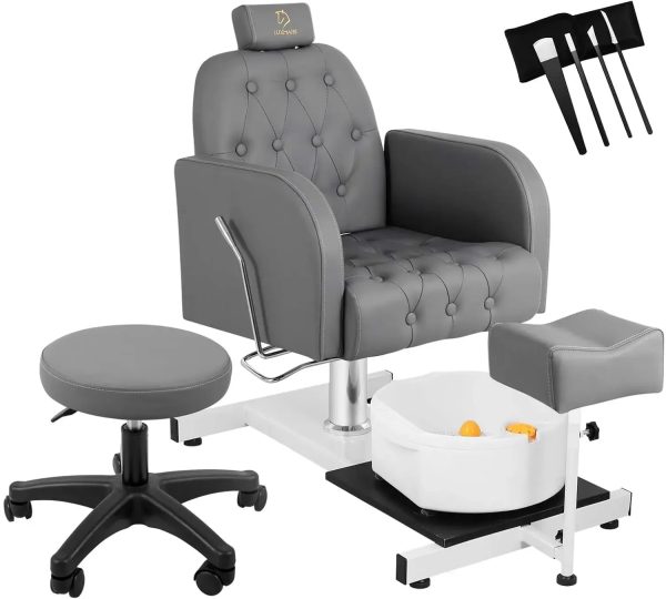 pedicure chair and manicure table set